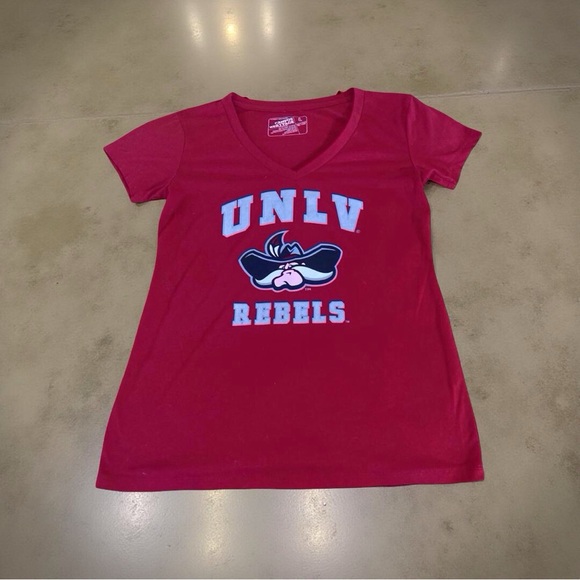 UNLV Rebels Tee – Women’s L, V-Neck, School Spirit, Very Good, #CollegiateStyle - Picture 3 of 6